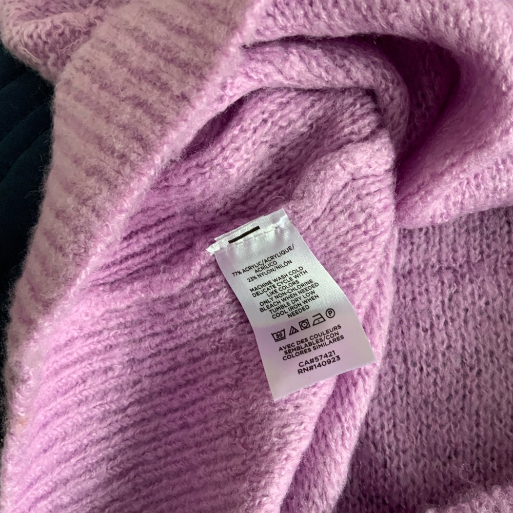 LOFT Lavender Knit Sweater - Picture 11 of 16